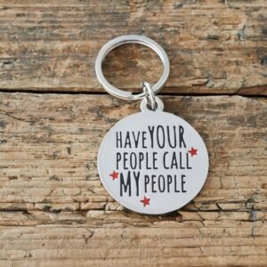 Read more about the article Have Your People Call My People Dog Tag: Pet Chic Unleashed