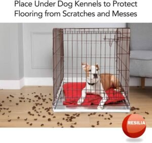 Read more about the article What to Put under Dog Crate: Shield Your Hardwood Floors like a pro 2024